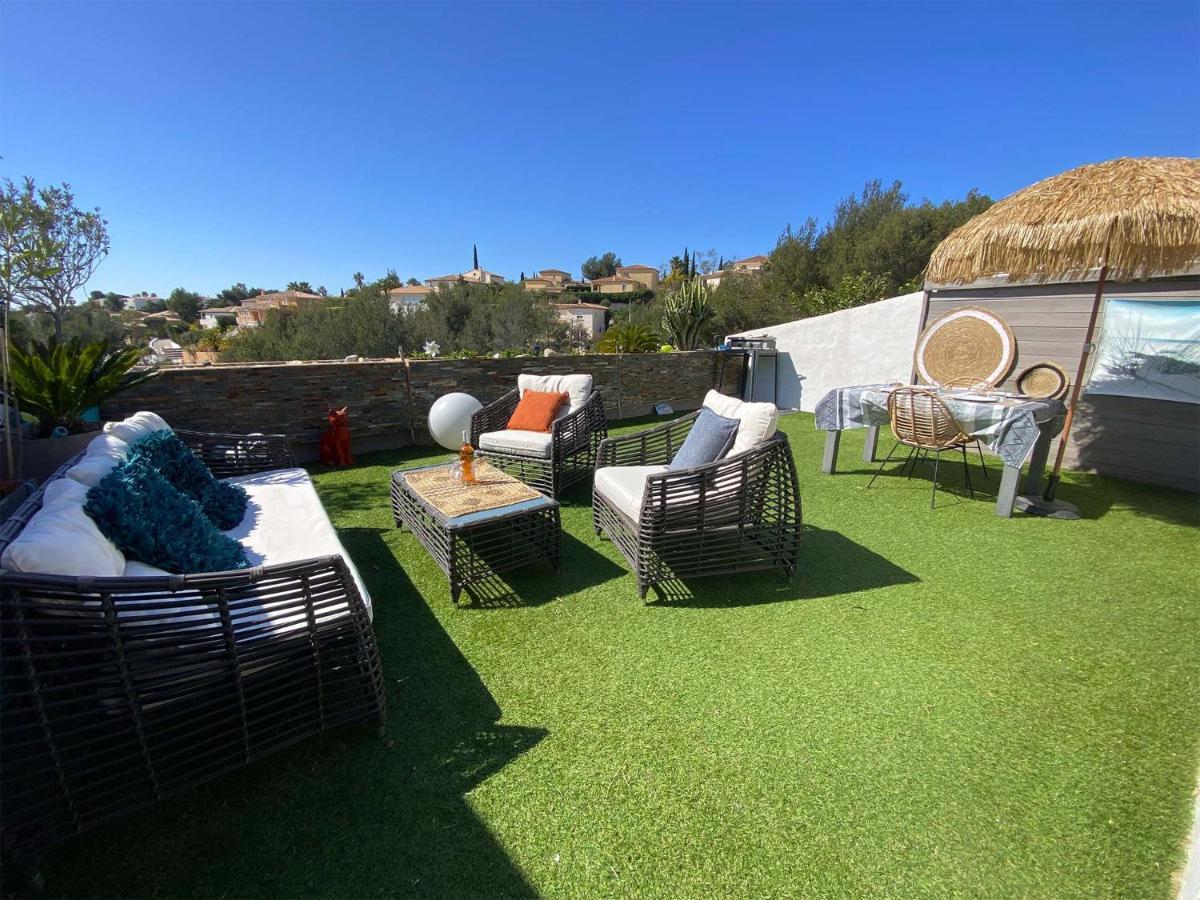 Vuemer Bandol - Grande Terrasse De 45M2 Vue Mer Piscine Parking Exteriér fotografie