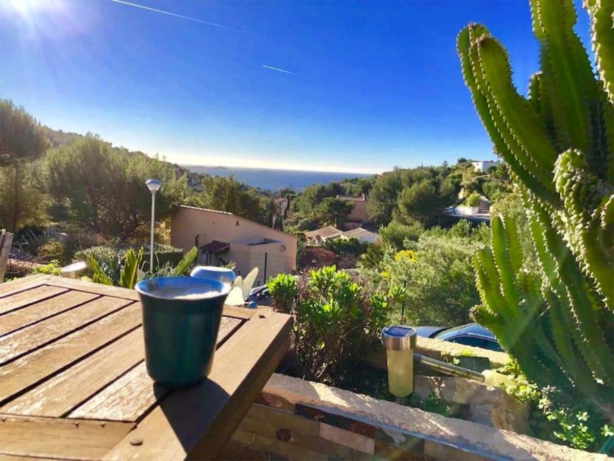 Vuemer Bandol - Grande Terrasse De 45M2 Vue Mer Piscine Parking Exteriér fotografie