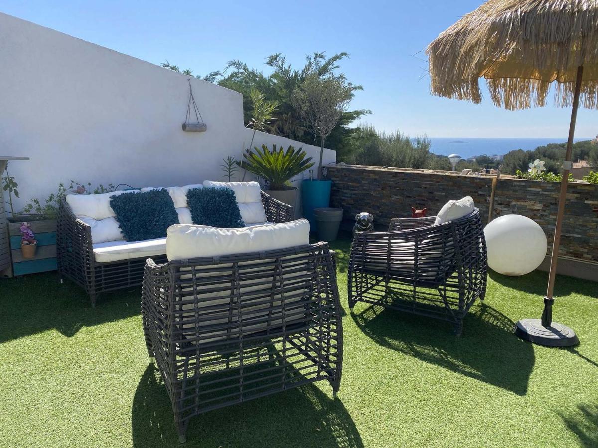 Vuemer Bandol - Grande Terrasse De 45M2 Vue Mer Piscine Parking Exteriér fotografie